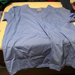 Sky blue scrub set unisex size small